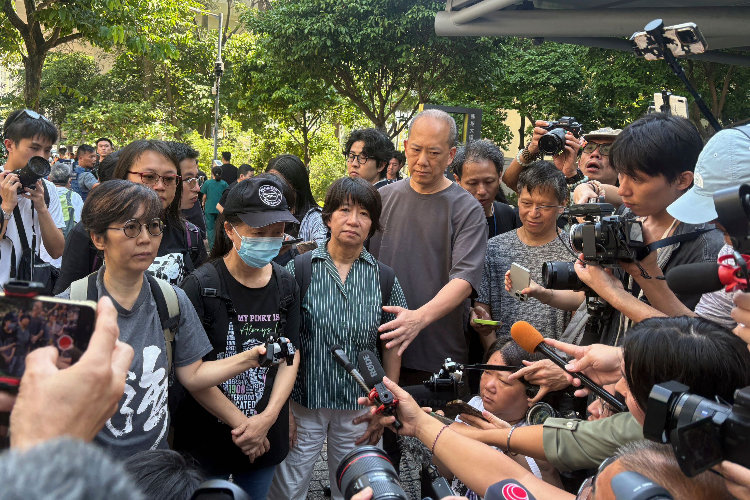Hong Kong court sentences 3 Tiananmen vigil organizers to prison in national security case